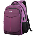 TOO USB portos hátizsák 15, 6" laptophoz (lila) [BPSW012P156-USB]