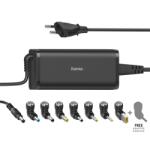 Hama Notebook töltő - 200003 (univerzális, 8 féle csatlakozó, 90W, 1, 2m, fekete) (00200003) - tintashop