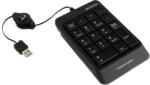A4Tech FK-13 tastatura numerica (numpad) 18 taste USB-A cu cablu retractabil (FK-13-GR)
