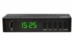 EVOLVEO Alpha T2 HD DVB-T2 H. 265/Hevc HDMI, Scart, USB Fekete Multimédiás Lejátszó, Felvevő