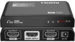 TECHLY HDMI splitter, 1 in 2 out, 30 méter, 4K Ultra HD, HDMI 2.0 (IDATA HDMI2-4K2)
