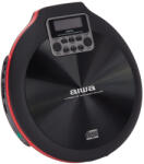 Aiwa PCD-810RD Hordozható CD Lejátszó - Fekete/Piros (PCD-810RD)