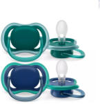 Philips Ultra Air Neutral Játszócumi 6-18 Hónapos Korosztály Kék Színben Fiúknak 2db (SCF085/31) (SCF085/31)