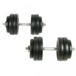 vidaXL Set gantere 30 Kg (90235)