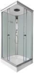 Leziter Valerie Szögletes Hidromasszázs Zuhanykabin - 80x80 cm