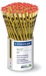 STAEDTLER Noris Hatszögletű HB Grafitceruza Radírral 72 db (122 KP72)