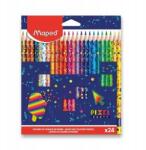 Maped Pixel Party zsírkréták 24 színben (MAP-862206)
