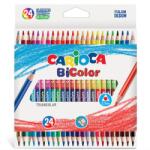 CARIOCA Színes Ceruzakészlet Kétvégű - 24 db-os, 48 színnel