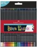 Faber-Castell Black Edition Színes Ceruza Készlet - Háromszögletű, 24 Szín (116424)