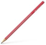 Faber-Castell Grafitceruza, B, háromszögletű, FABER-CASTELL "Sparkle", cukornád piros (TFC118240)