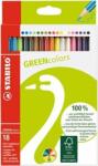STABILO GreenColours Hatszögletű Színes Ceruza Készlet - 18 Db/Csomag