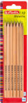 Herlitz 08670564 Hatszögletű "HB" natúr Grafitceruza - 12 db