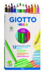 GIOTTO Mega Jumbo Színes Ceruza 12 Darabos