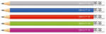 Connect Grafitceruza HB, radíros, színestestű, Connect 72 db/csomag, (105569) - printsisters