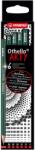 STABILO Othello 282 grafit ceruza, 2B, B, HB, F, H, 2H, 6 darabos készlet, Arty caton tok (SW282621320)