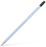 Faber-Castell Grafitceruza, B, háromszögletű, radírral, FABER-CASTELL "Grip 2001", égkék (TFC217274) - fiorex