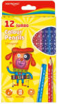 Keyroad Színes ceruza készlet vastag, háromszögletű Keyroad Jumbo 12 klf. szín (38502) - printsisters