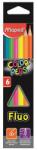 Maped Color Peps Fluo Színesceruza Készlet - 6 db, Normál, Háromszög (832003)