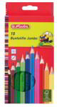 Herlitz Színes Ceruza - Hatszögletű, 10 db, Vegyes Szín