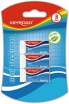 Keyroad Radír - PVC Mentes, 3 db/Bliszter, Tec Eraser