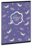 Ars Una Ars Una: Wonderland Unicorn sima füzet A/5 40lapos