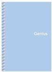 Shkolyaryk Publishing House Genius Pastel Spirálfüzet - A6, Kockás, 80 Lap, PP Borító, Vegyes Szín (A6-080-6805K)