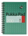 Pukka Pad Metallic Jotta Spirálfüzet - A6, 100 Lapos, Vonalas (JM036-LINED)