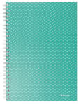 Esselte Colour Breeze Spirálfüzet - A5, Kockás, Zöld (628467)