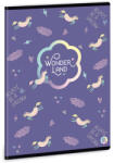 Ars Una Ars Una: Wonderland Unicorn vonalas füzet A/5 40lapos