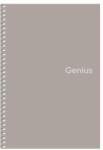 Shkolyaryk Publishing House Genius Spirálfüzet - A5, Kockás, 80 Lap, PP Borító, Vegyes Szín (A5-080-6806K)