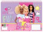  Barbie Happy Thoughts A/4 spirál vázlatfüzet, 30 lapos - szukits