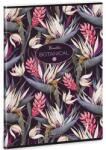Ars Una Ars Una: Botanical Bromelia extra kapcsos négyzethálós kockás füzet 40 lapos A/4