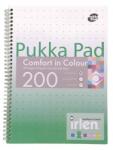 Pukka Pad Irlen Jotta Green Spirálfüzet - A4, Vonalas, 100 Lap (IRLJOTA4(GREEN))