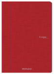 Fedrigoni Ecoqua Original A4 Sima Füzet - 40 Lapos, Piros