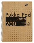 Pukka Pad Jotta Kraft Spirálfüzet - A4, Vonalas, 100 Lap