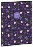 Ars Una Ars Una: Lovely Bloom Wild Rose extra kapcsos kockás füzet A/4