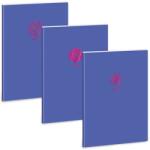 Ars Una Ars Una: Soft Touch Violet Spring extra kapcsos vonalas füzet A/4