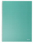 Esselte Colour Breeze Spirálfüzet - A4, Vonalas, Zöld