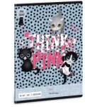 Ars Una 2. osztályos vonalas füzet A5 - Think Pink pöttyös (53592859)