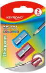 Keyroad Hegyező 1 lyukú fém 2 db/bliszter Keyroad Metal Colourful vegyes színek (38386) - printsisters