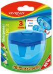 Keyroad Hegyező - 3 Lyukú, Tartályos, Fedeles, Tris, Vegyes Színek