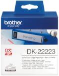 Brother Banda continua hartie original brother black on white, dk22223, 50mm x 30.48m (DK22223)