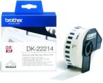 Brother BANDA CONTINUA HARTIE 12MM BLACK ON WHITE DK22214 ORIGINAL BROTHER P-TOUCH QL-1050 (DK22214)
