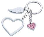 TROIKA Kulcstartó, 3 charm dísszel, TROIKA "LOVE IS IN THE AIR (trokr1701ch) - irodaszer