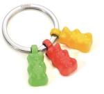 TROIKA Kulcstartó, 3 charm dísszel, TROIKA "Haribo (trohbk03co) - irodaszer
