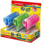 Keyroad Olló 15 cm hegyes fejű 24 db/display Keyroad Tattoo vegyes színek (38443)