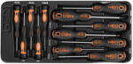 NEO TOOLS Műszerész, precíziós csavarhúzó készlet, PZ, Torx, 12db, műhelykocsitálcával (84-247)