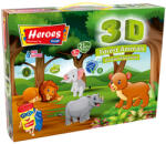 ER Toys Play-Dough Heroes Dzsungel Gyurma Szett - 21 db