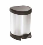 Keter Fémezett szemeteskosár 5 l fekete/ezüst fémezett