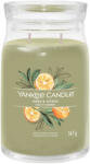 Yankee Candle Sage & Citrus Signature Nagy Üveggyertya